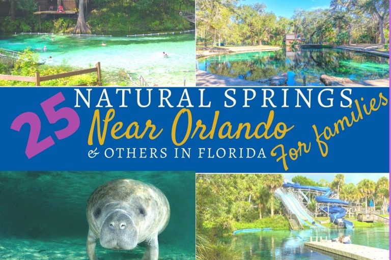 25 natural springs Near Orlando & Others in Florida for families