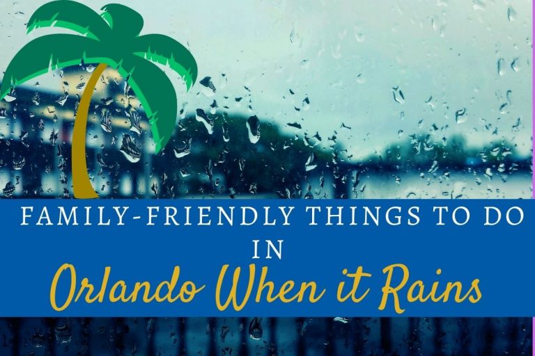 family friendly things to do in Orlando when it rains